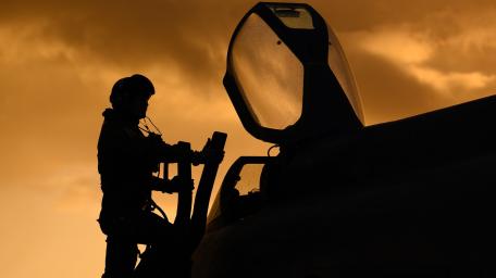 Stealth Military Aircraft Silhouette wallpaper