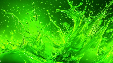 Neon Green Liquid Burst wallpaper