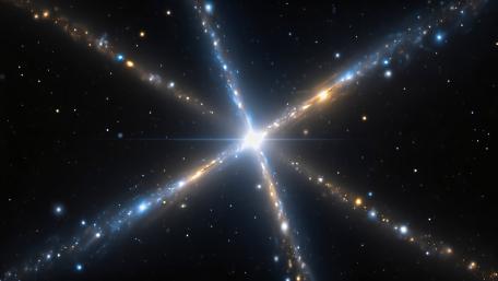 Cosmic Filament Nexus wallpaper