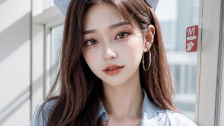 Soft Portrait of an Urban Beauty wallpaper