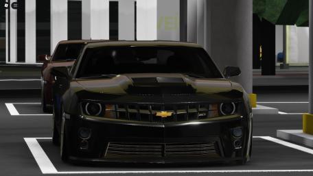 Black Chevrolet Camaro ZL1 Stance wallpaper