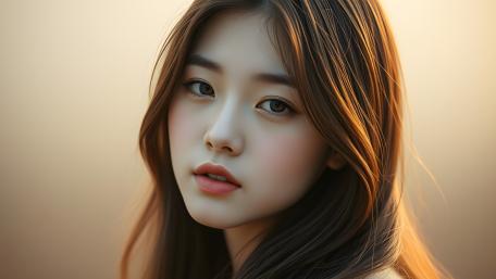 Soft Elegance in Golden Light wallpaper