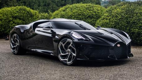 Midnight Bugatti La Voiture Noire wallpaper