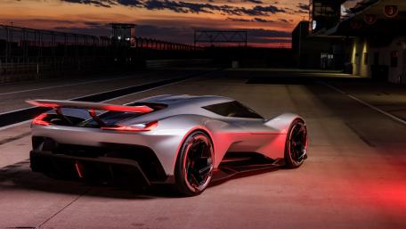 Chevrolet Corvette CX Vision Gran Turismo Rear Profile wallpaper