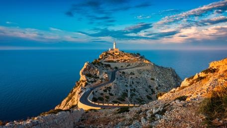 Golden Light at Cap de Formentor wallpaper