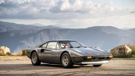 Ferrari 308 GTS Silver Mountain Drive wallpaper
