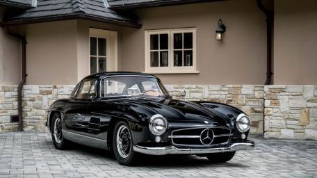 Mercedes-Benz 300SL Black Grand Tourer wallpaper