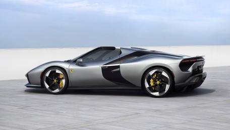 Ferrari HC25 Silver Supercar Elegance wallpaper