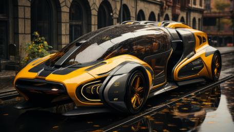 Neon Velocity Concept Car wallpaper