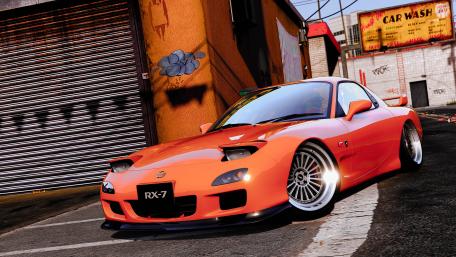 Mazda RX-7 Street Glow wallpaper