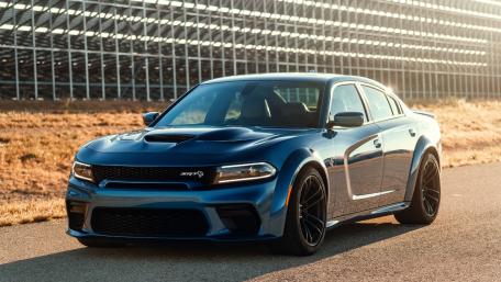 Dodge Charger SRT Hellcat On Open Road wallpaper