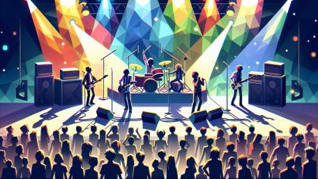 Electric Concert Night wallpaper