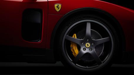 Scarlet Ferrari Wheel Detail wallpaper