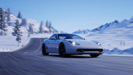 Porsche 911 Winter Drive wallpaper
