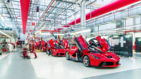 Ferrari LaFerrari Factory Assembly Line wallpaper