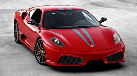 Red Ferrari Supercar Elegance wallpaper