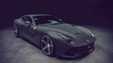 Shadowed Ferrari F12 Berlinetta wallpaper