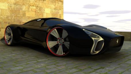 Futuristic Ferrari Concept wallpaper
