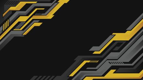 Futuristic Industrial Circuit Frame wallpaper