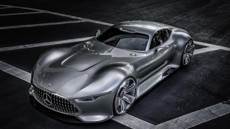 Mercedes AMG Vision Gran Turismo Silver Beast wallpaper