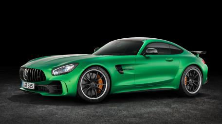 Emerald Green Mercedes AMG GT wallpaper