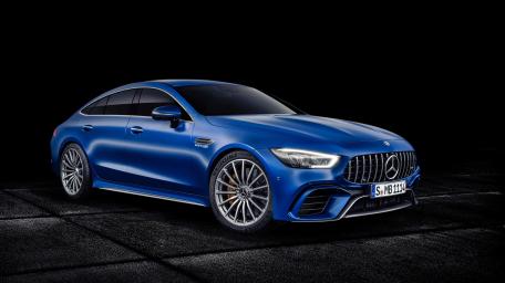 Mercedes AMG GT63 S in Electric Blue wallpaper
