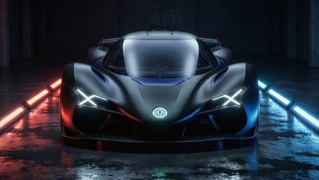 Futuristic NIO EP9 Hypercar Glow wallpaper