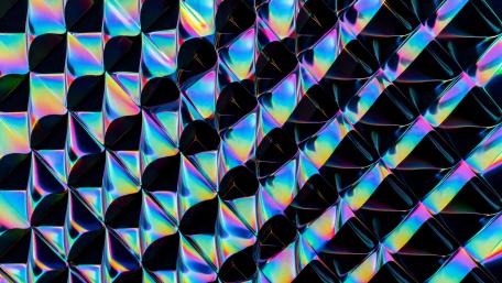 Iridescent Prism Geometry wallpaper