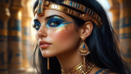 Celestial Egyptian Queen wallpaper