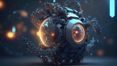 Luminescent Orb of Tomorrow wallpaper