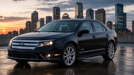 Dawn City Ford Sedan wallpaper