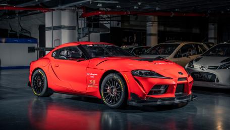 Toyota GR Supra GT4 Red Racing Beauty wallpaper