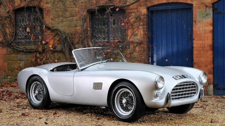 Classic Silver Roadster Elegance wallpaper