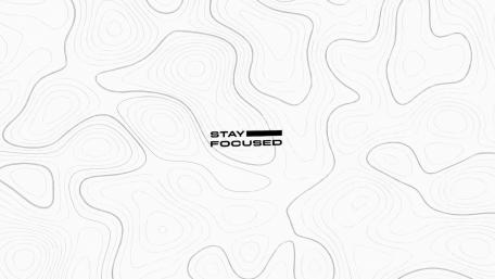 Minimal Topographic Stay Focused Wallpaper wallpaper