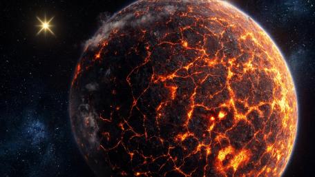 Volcanic Planet wallpaper