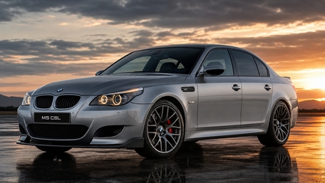 BMW M5 CSL at Sunset wallpaper