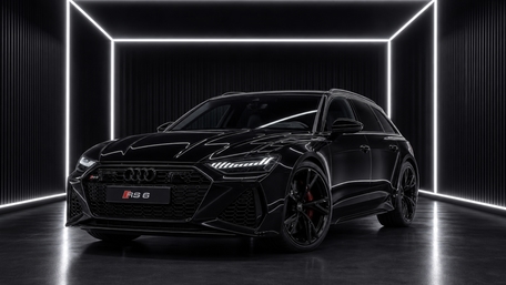Neon Shadow Audi RS6 wallpaper