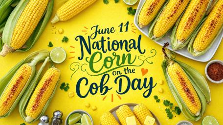 National Corn Cob Day Celebration Wallpaper wallpaper