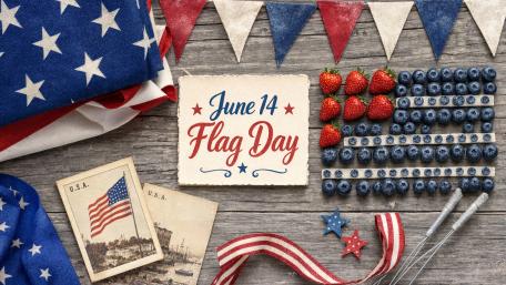 Patriotic June 14 Flag Day Celebration wallpaper