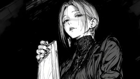 Gothic Silence in Monochrome wallpaper