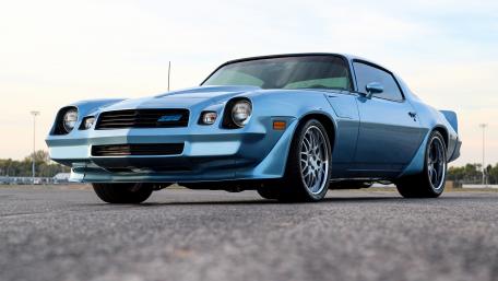 Blue Camaro Classic Muscle wallpaper