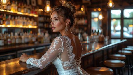Elegant Nightlife Muse wallpaper