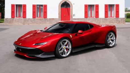 Ferrari SP38 Special Series Red Elegance wallpaper