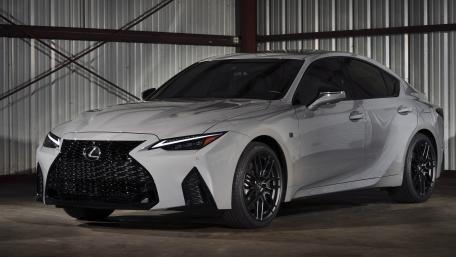 Elegant White Lexus Sport Sedan wallpaper