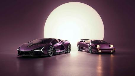Novitec Lamborghini Icons in Purple Glow wallpaper