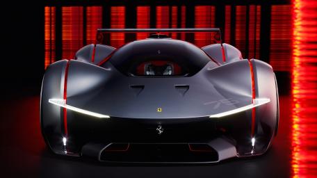 Futuristic Ferrari Vision Gran Turismo wallpaper