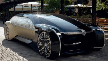 Futuristic Renault Vision on Display wallpaper