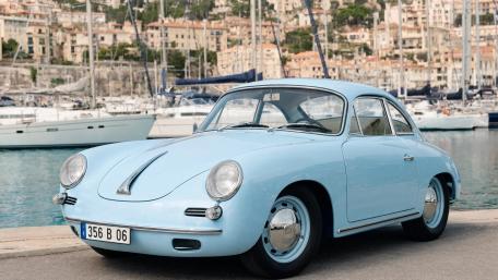 Baby Blue Porsche Classic wallpaper