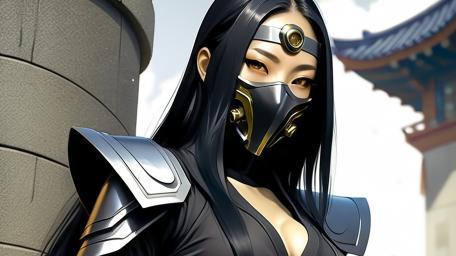 Silent Kunoichi Guardian wallpaper