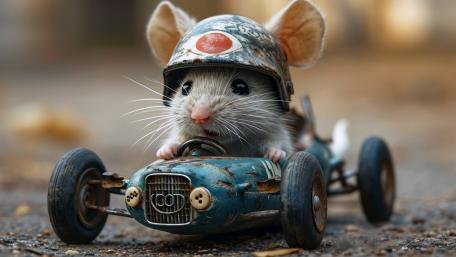 Tiny Mouse Racer wallpaper